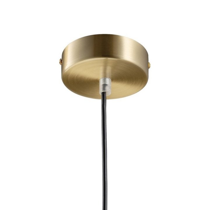Lampa wisząca ARTDECO czarno - złota 35 cm do salonu