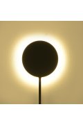 Lampa ścienna CLEX - 4 LED czarna 75 cm