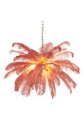 Lampa wisząca EMU pióra różowe 100 cm