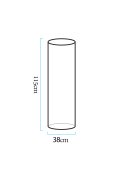 Lampa ogrodowa kolumna TUBE LED RGBW 16 kolorów 115 cm