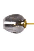 Lampa wisząca MODERN ORCHID-6 złoto szara 130 cm