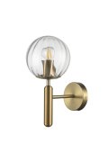 Lampa ścienna PALLA złota 15 cm