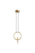 Lampa wisząca AMICI led złota 27 cm