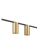 Lampa wisząca LUNGO czarno złota 135 cm
