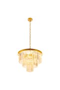 Lampa wisząca SPLENDORE złota 50 cm