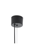 Lampa wisząca BOOM LED biało miedziana 25 cm