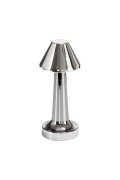 Lampa stołowa TAVOLO B LED dotykowa srebrna 22 cm