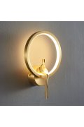 Lampa ścienna LED AMICI RING LED złota 27 cm