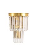 Lampa ścienna SPLENDORE złota 20 cm