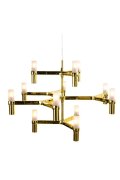 Lampa wisząca CANDLES-12A złota 75 cm