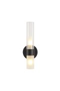 Lampa ścienna CANDELA czarna 31 cm