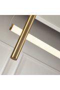 Lampa wisząca O-LINE L-4 LED mosiądz 110 cm