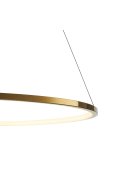 Lampa wisząca CIRCLE SLIM 80 LED złoty 80 cm