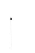 Lampa wisząca MINIMA-2 led czarna 120 cm