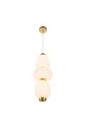 Lampa wisząca BRILLA-3 LED złota 23 cm