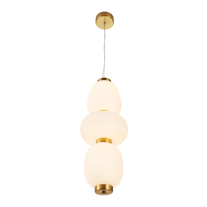 Lampa wisząca BRILLA-3 LED złota 23 cm