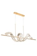 Lampa wisząca RITZ LED złota 150 cm