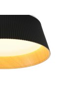 Plafon sufitowy FRILL LED czarny 45 cm