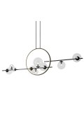 Lampa wisząca ORION DOUBLE czarna 145 cm
