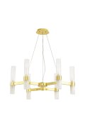 Lampa wisząca CANDELA-6 złota 70 cm