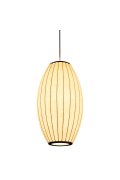 Lampa wisząca SILK BARREL biała 60 cm