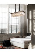 Lampa wisząca SPARKLE SINGLE antracyt szczotkowany 100 cm