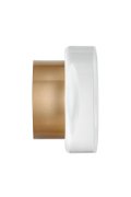 Lampa ścienna CARMELLO LED transparentna złota 13,5 cm