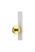 Lampa ścienna CANDELA złota 31 cm