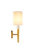 Lampa ścienna DAMA złota 92 cm