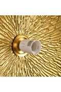 Lampa ścienna SUN L złota 40 cm
