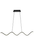 Lampa wisząca ZIGZAG LED czarna 90 cm