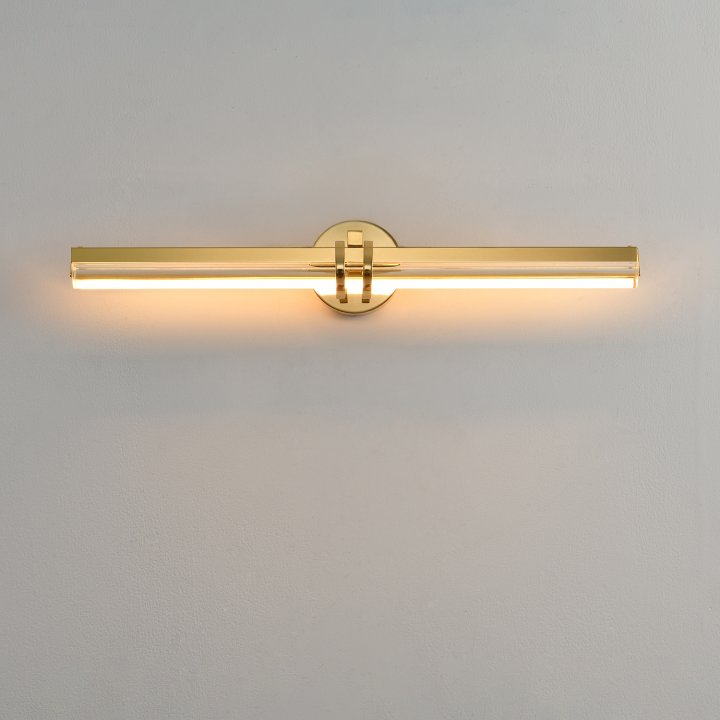 Lampa ścienna LOVELY LED złota 58 cm