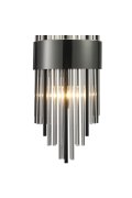 Lampa ścienna DRACO czarna 60 cm