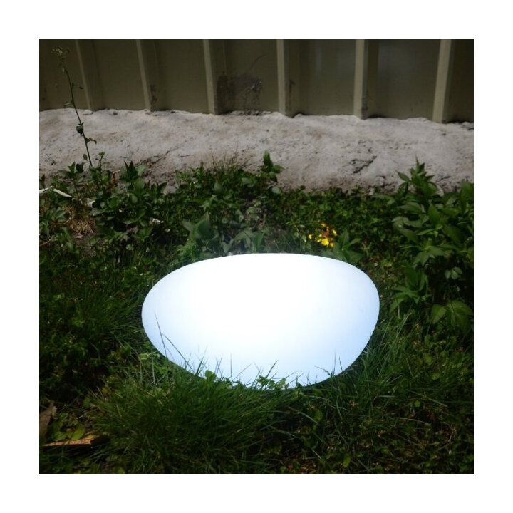 Lampa ogrodowa kamień PEBBLE L LED RGBW 16 kolorów 40 cm