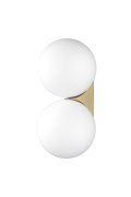 Lampa ścienna DOT DOUBLE złota 30 cm