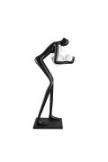 Lampa podłogowa WOMAN-2 BLACK czarna 190 cm