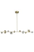 Lampa wisząca CONE LED złota 130 cm