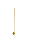 Lampa ścienna FRESCO LED złota 125 cm