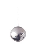 Lampa wisząca GLAM L srebrna 38 cm