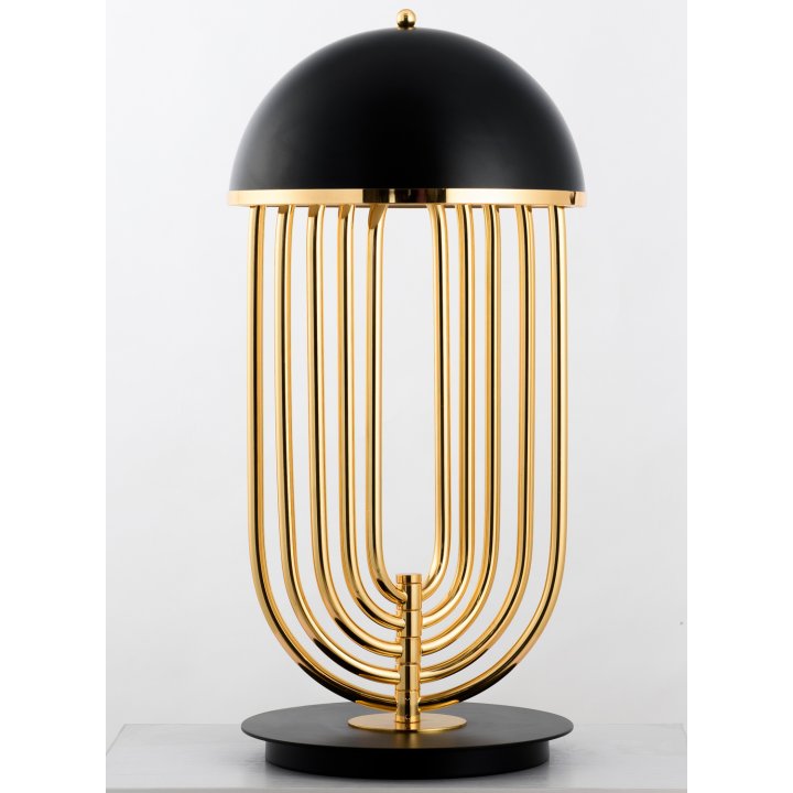 Lampa stołowa DOLCE VITA czarno złota 60 cm