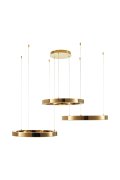 Lampa wisząca CIRCLE 60+60+60 LED złoty połysk na 1 podsufitce