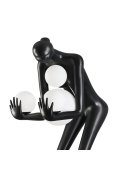 Lampa podłogowa WOMAN-2 BLACK czarna 190 cm