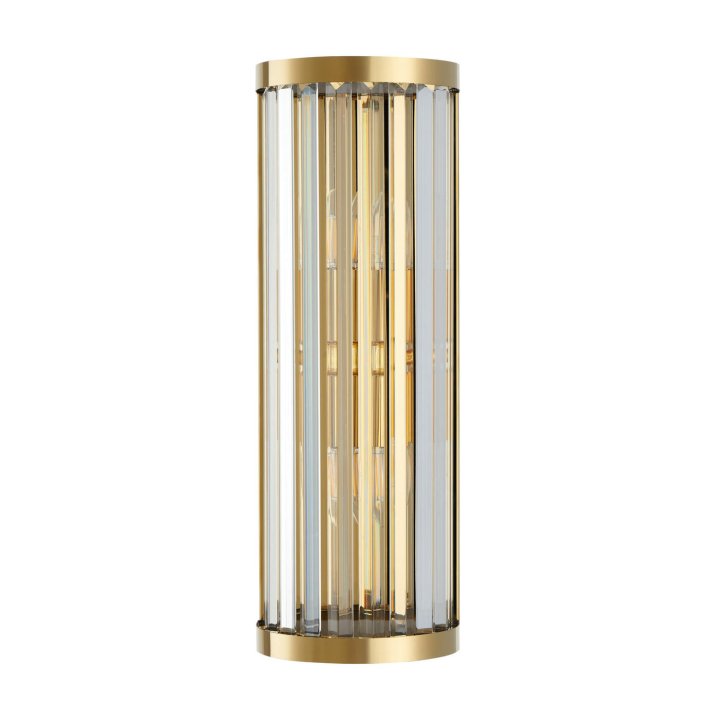 Lampa ścienna EXELLENT kryształowa złota 45 cm