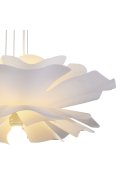 Lampa wisząca PEONY biała 50 cm - nowoczesna lampa sufitowa do salonu