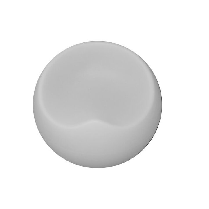 Lampa ogrodowa pufa APPLE M LED RGBW 16 kolorów 56 cm