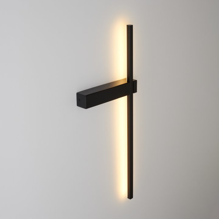 Lampa ścienna SOUL LED czarna 60 cm