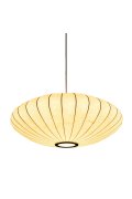 Lampa wisząca SILK FLAT biała 60 cm - nowoczesna i minimalistyczna