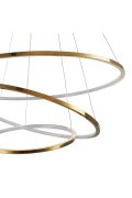 Lampa wisząca CIRCLE SLIM 40+60+80 LED złoty 40 cm + 60 cm + 80 cm