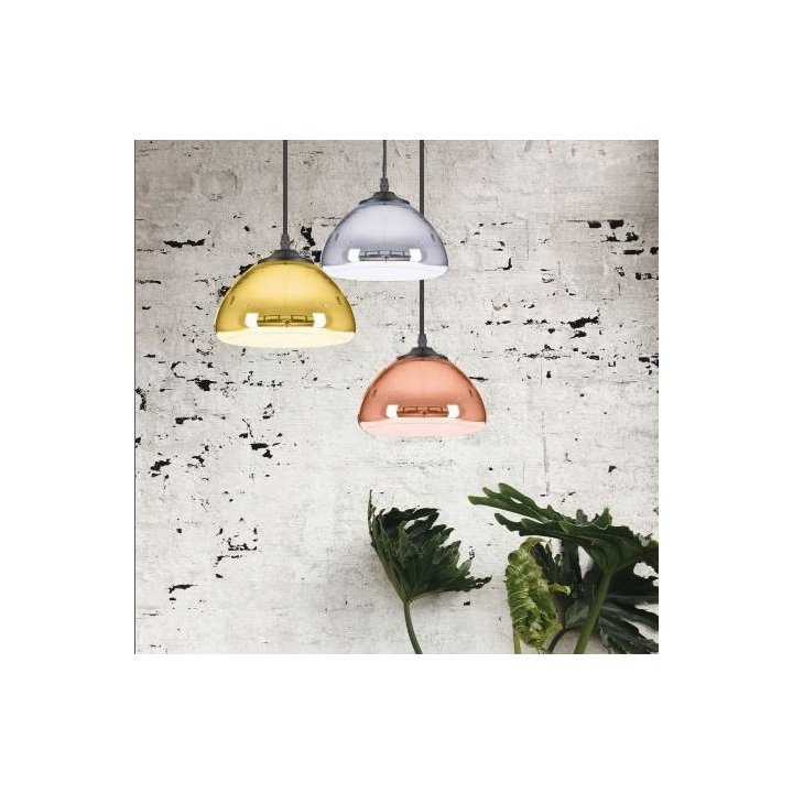 Lampa wisząca VICTORY GLOW M srebrna 30 cm
