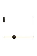 Lampa wisząca O-LINE LED 93 cm czarna